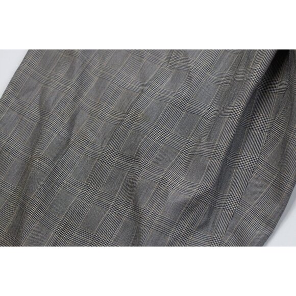 Vtg 90s Ralph Lauren Mens 42x30 Distressed Rayon Gabardine Wide Leg Chino Pants - Picture 8 of 16